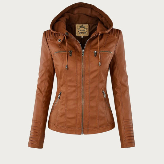 Monika™ | Chaqueta de cuero robusta y elegante