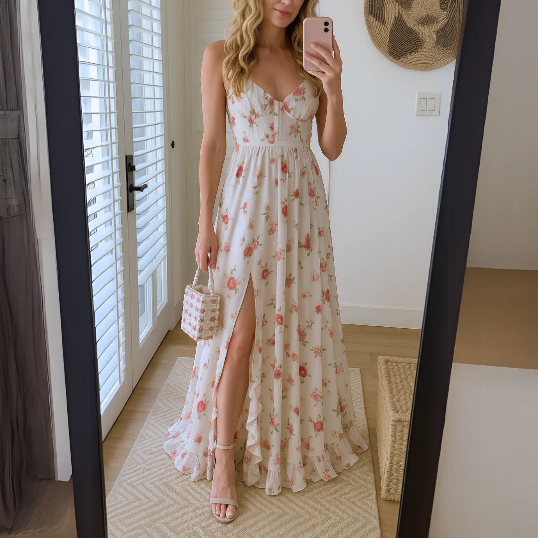 Esmee™ | Vestido largo floral